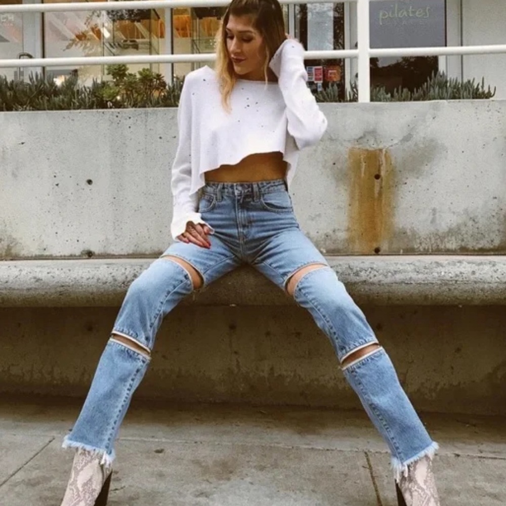 Carmar Zipper Jeans